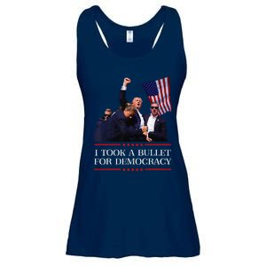 I Took A Bullet For Democracy Expresident Saying Election Ladies Essential Flowy Tank