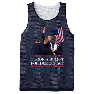 I Took A Bullet For Democracy Expresident Saying Election Mesh Reversible Basketball Jersey Tank