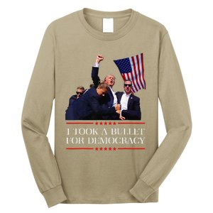 I Took A Bullet For Democracy Expresident Saying Election Long Sleeve Shirt