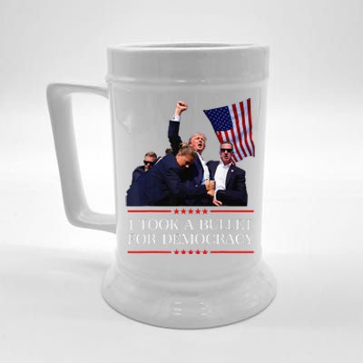 I Took A Bullet For Democracy Expresident Saying Election Beer Stein