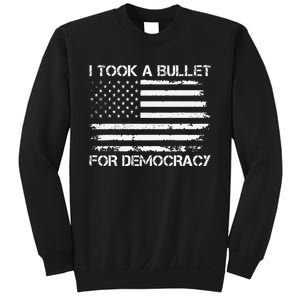 I Took A Bullet For Democracy Funny For Democracy Funny Political American Quote Sweatshirt