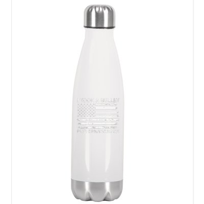 I Took A Bullet For Democracy Funny For Democracy Funny Political American Quote Stainless Steel Insulated Water Bottle