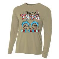 I Teach A Thing Or Two In Pre School Back To School Team Cooling Performance Long Sleeve Crew