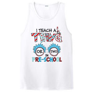 I Teach A Thing Or Two In Pre School Back To School Team PosiCharge Competitor Tank