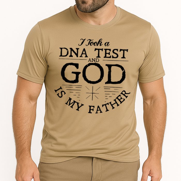 I Took A Dna Test God Is My Father Jesus Christian Cooling Performance Crew T-Shirt