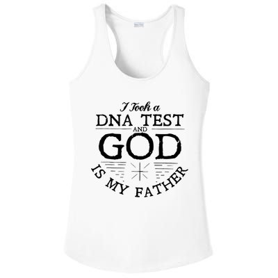 I Took A Dna Test God Is My Father Jesus Christian Ladies PosiCharge Competitor Racerback Tank