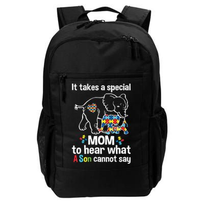 It Takes A Special Mom To Hear What A Son Cannot Say Autism Mom Autism Awareness Backpack