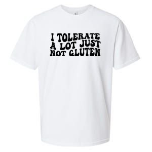 I Tolerate A Lot Just Not Gluten Sueded Cloud Jersey T-Shirt