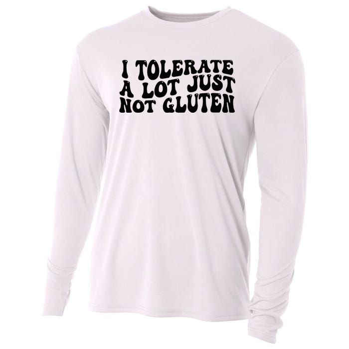 I Tolerate A Lot Just Not Gluten Cooling Performance Long Sleeve Crew