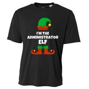 IM The Administrator Elf Family Pajama Christmas Admin Cooling Performance Crew T-Shirt