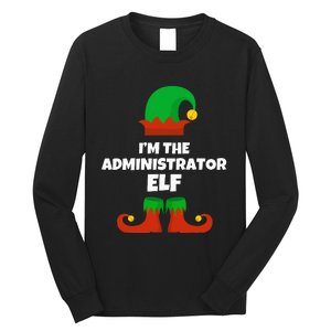 IM The Administrator Elf Family Pajama Christmas Admin Long Sleeve Shirt