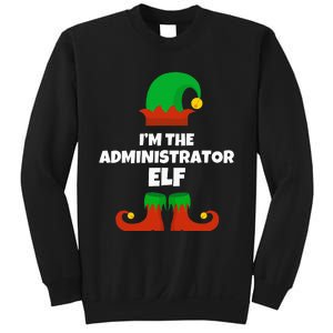 IM The Administrator Elf Family Pajama Christmas Admin Sweatshirt