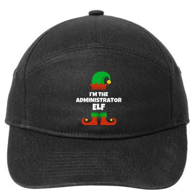 IM The Administrator Elf Family Pajama Christmas Admin 7-Panel Snapback Hat