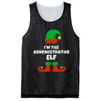 IM The Administrator Elf Family Pajama Christmas Admin Mesh Reversible Basketball Jersey Tank