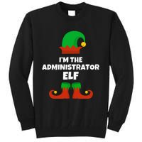 IM The Administrator Elf Family Pajama Christmas Admin Tall Sweatshirt