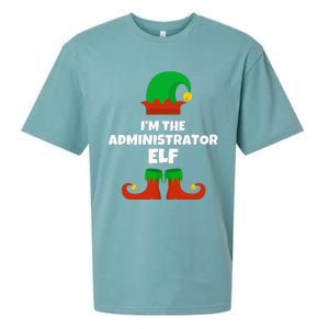 IM The Administrator Elf Family Pajama Christmas Admin Sueded Cloud Jersey T-Shirt