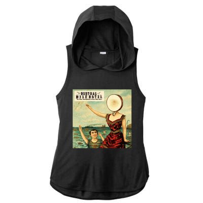 In The Aeroplane Over The Sea Neutral Milk Hotel Ladies PosiCharge Tri-Blend Wicking Draft Hoodie Tank