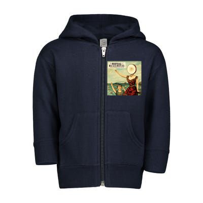 In The Aeroplane Over The Sea Neutral Milk Hotel Toddler Zip Fleece Hoodie