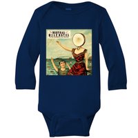 In The Aeroplane Over The Sea Neutral Milk Hotel Baby Long Sleeve Bodysuit