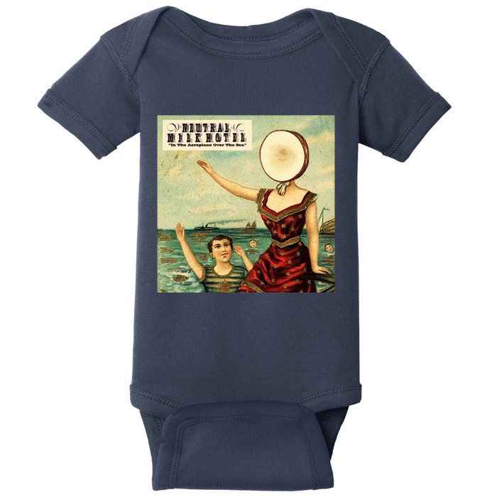 In The Aeroplane Over The Sea Neutral Milk Hotel Baby Bodysuit