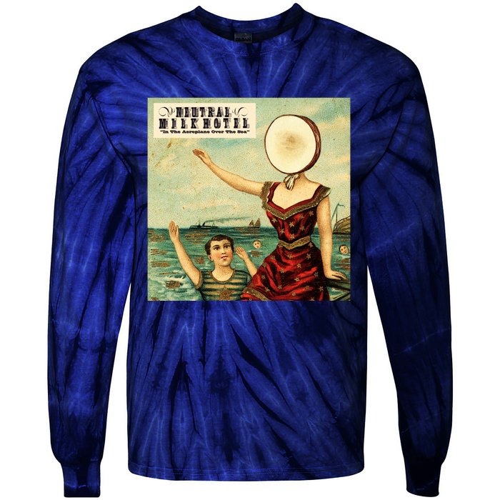 In The Aeroplane Over The Sea Neutral Milk Hotel Tie-Dye Long Sleeve Shirt