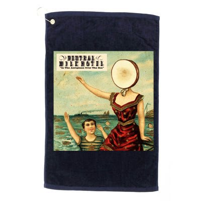 In The Aeroplane Over The Sea Neutral Milk Hotel Platinum Collection Golf Towel