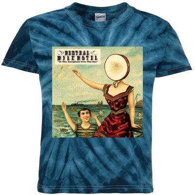 In The Aeroplane Over The Sea Neutral Milk Hotel Kids Tie-Dye T-Shirt