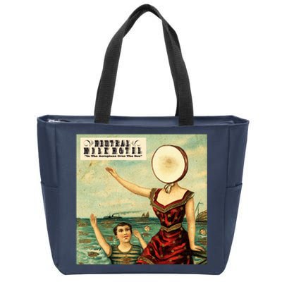 In The Aeroplane Over The Sea Neutral Milk Hotel Zip Tote Bag