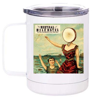 In The Aeroplane Over The Sea Neutral Milk Hotel 12 oz Stainless Steel Tumbler Cup