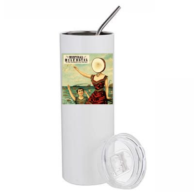 In The Aeroplane Over The Sea Neutral Milk Hotel Stainless Steel Tumbler