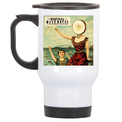 In The Aeroplane Over The Sea Neutral Milk Hotel Stainless Steel Travel Mug