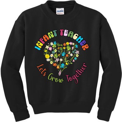 Infant Teacher Appreciation Week Wildflower Floral Women Kids Sweatshirt