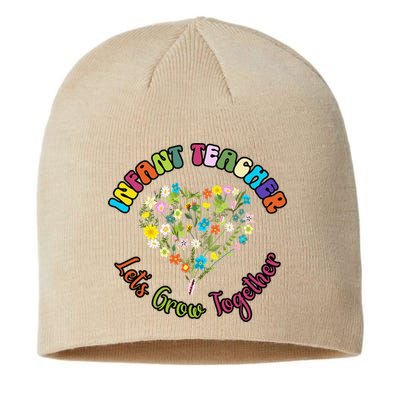 Infant Teacher Appreciation Week Wildflower Floral Women Sustainable Beanie