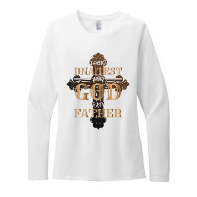 I Took A Dna Test And God Is My Father Christianity Quote Womens CVC Long Sleeve Shirt