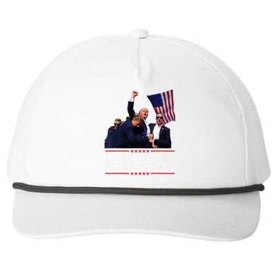 I Took A Bullet For Democracy Expresident Saying Election Snapback Five-Panel Rope Hat