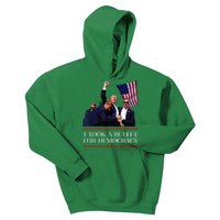 I Took A Bullet For Democracy Expresident Saying Election Kids Hoodie