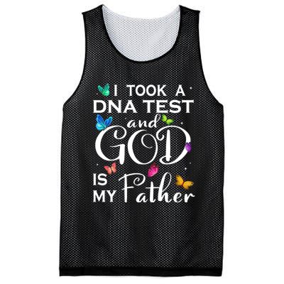 I Took A Dna Test And God Is My Father Mesh Reversible Basketball Jersey Tank