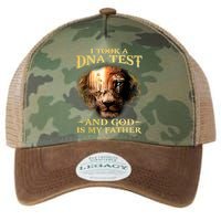 I Took A Dna Test And God Is My Father Lion Jesus Legacy Tie Dye Trucker Hat