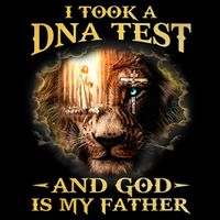 I Took A Dna Test And God Is My Father Lion Jesus Apron