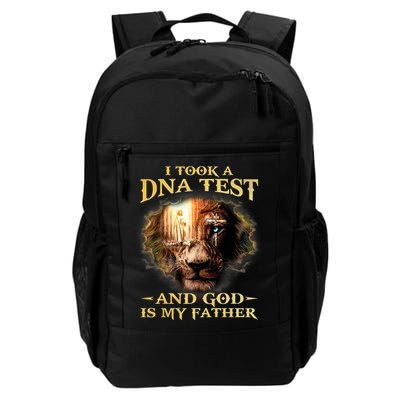 I Took A Dna Test And God Is My Father Lion Jesus Backpack