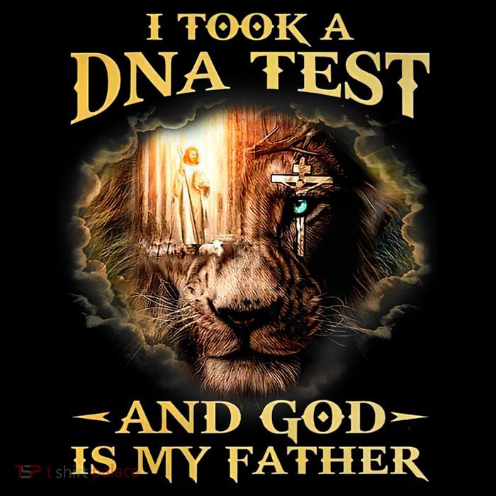I Took A Dna Test And God Is My Father Lion Jesus Short Acrylic Beanie