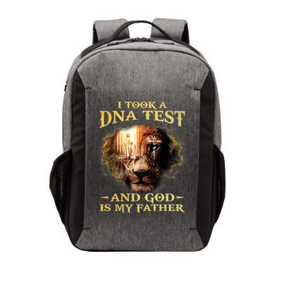 I Took A Dna Test And God Is My Father Lion Jesus Vector Backpack