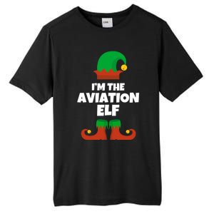 IM The Aviation Elf Family Pajama Christmas Aviator Pilot Cool Gift Tall Fusion ChromaSoft Performance T-Shirt