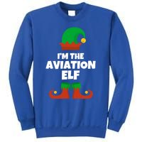 IM The Aviation Elf Family Pajama Christmas Aviator Pilot Cool Gift Sweatshirt