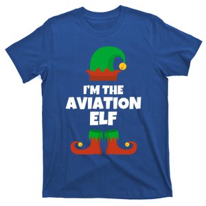 IM The Aviation Elf Family Pajama Christmas Aviator Pilot Cool Gift T-Shirt