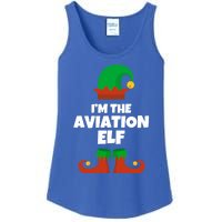 IM The Aviation Elf Family Pajama Christmas Aviator Pilot Cool Gift Ladies Essential Tank