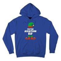 IM The Aviation Elf Family Pajama Christmas Aviator Pilot Cool Gift Tall Hoodie