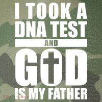 I Took A Dna Test And God Is My Father Christianity Legacy Tie Dye Trucker Hat