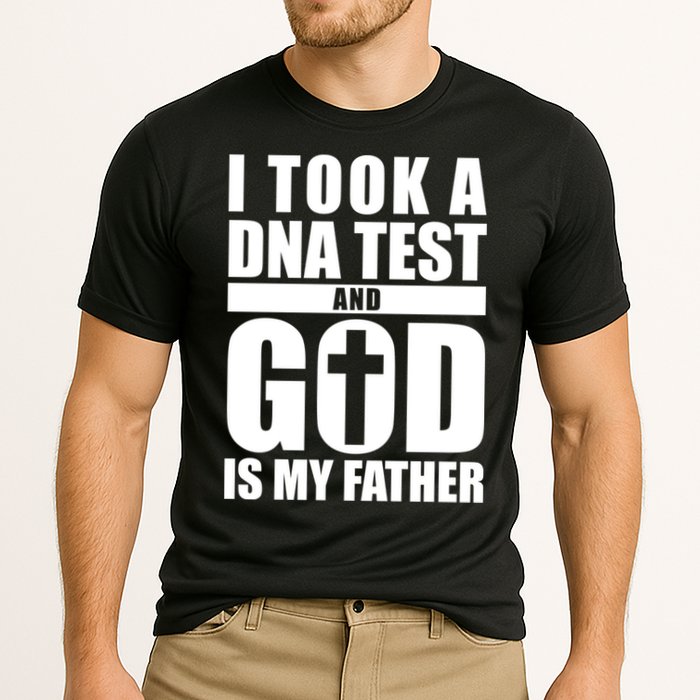 I Took A Dna Test And God Is My Father Christianity Cooling Performance Crew T-Shirt