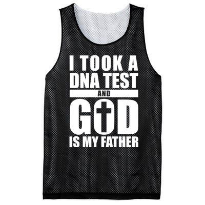 I Took A Dna Test And God Is My Father Christianity Mesh Reversible Basketball Jersey Tank